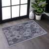 Naar 2x3 Blue Area Rug, Machine Washable Area Rugs, Low-Pile Non-Slip Non-Shedding Foldable Kid&Pet Friendly, Area Rugs for living room, bedroom