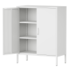 Metal Storage Cabinet with Adjustable Shelves - Versatile Steel Furniture for Office and Home