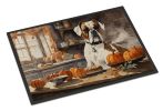 NEW Boxer Fall Kitchen Pumpkins Doormat Front Door Mat Indoor Outdoor Rugs for Entryway, Non Slip Washable Low Pile, 18H X 27W