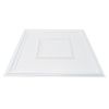 VEVOR Ceiling Tiles 12-Pack 24 x 24 in PVC Easy Installation White Geometric