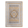 LOOM & LUXE Collection 5X7 Cream/Ivory /Medallion Non-Shedding Living Room Bedroom Dining Home Office Stylish and Stain Resistant Area Rug