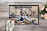 NEW Old English Sheepdog The Chef Doormat Front Door Mat Indoor Outdoor Rugs for Entryway, Non Slip Washable Low Pile, 18H X 27W