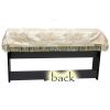 Light Gold Decorative Piano Cover Dustproof Cloth for 88 Key Electronic Keyboard