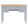 Writing Desk Gray 43.1"x17.7"x30.5" Wood