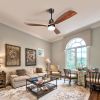 52 Inch Ceiling Fan Light With 6 Speed Remote Reversible Energy-saving DC Motor