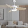 Light Pro 52 in. LED Indoor White Smart Ceiling Fan with Remote Control [Unable to ship on weekends, please note that]