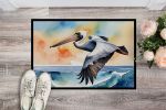 Pelican Soaring Doormat Front Door Mat Indoor Outdoor Rugs for Entryway, Non Slip Washable Low Pile, 24H X 36W