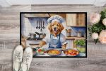 NEW Golden Retriever The Chef Doormat Front Door Mat Indoor Outdoor Rugs for Entryway, Non Slip Washable Low Pile, 18H X 27W