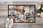 NEW English Foxhound The Chef Doormat Front Door Mat Indoor Outdoor Rugs for Entryway, Non Slip Washable Low Pile, 18H X 27W