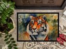 NEW Tiger Doormat Front Door Mat Indoor Outdoor Rugs for Entryway, Non Slip Washable Low Pile, 18H X 27W