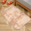1pc, Tie-Dyed Shaggy Plush Area Rug for Bedroom, Living Room, and Nursery - Soft, Fluffy, Non-Slip, and Washable - Perfect for Kids, Girls