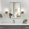 Round Corner Square Wall-Mounted Makeup Mirror