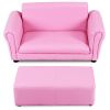 Kid's Double Couch Lounge sofa with Ottoman