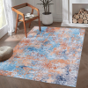 LOOM & LUXE 8x10 Area Rugs for Living Room, Washable Rug, Low-Pile, Non-Slip, Non-Shedding, Foldable, Kid & Pet Friendly - Area Rugs for living room