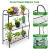 3 Tier Plant Stand Shelf Flower Pot Holder Display Rack 88LBS Utility Storage Organizer