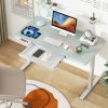 1PC 48-Inch Height Adjustable Electric Standing Desk with DrawerHome Office Desks