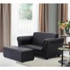 Kid's Double Couch Lounge sofa with Ottoman