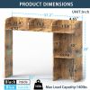 1pc Simple Dorm Desktop Storage Rack, Minimalist Wooden Bookshelf Organizer, Creative Tabletop Combination Cabinet