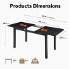 59'' Extendable Dining Table