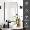 Round Corner Square Wall-Mounted Makeup Mirror