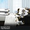 4 Piece Soft All-Season Washed Microfiber And Viscose Comforter Set