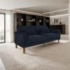 Corduroy, Modern Sofa With Two Pillows, Suitable For Living Room, Lounge