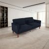 Corduroy, Modern Sofa With Two Pillows, Suitable For Living Room, Lounge