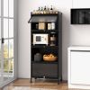 5-Tier Kitchen Baker's Rack with Flip-up PC Doors