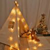 1pc; LED String Lights; Moroccan Hanging String Lights; Battery Operated Warm White Fairy Lights; For Indoor Decor; Home; Bedroom; Party; Wedding; Chr