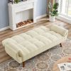 New Design Velvet Sofa Furniture Adjustable Backrest Easily Assembles Loveseat