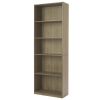 5-Shelf Bookcase with Adjustable Shelves
